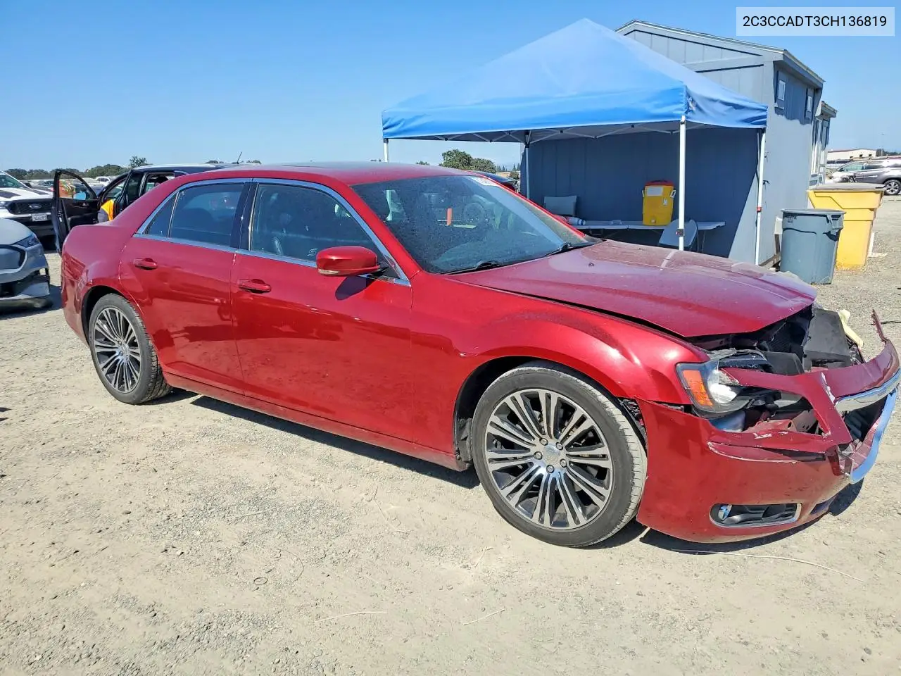 2012 Chrysler 300 S VIN: 2C3CCADT3CH136819 Lot: 61548116