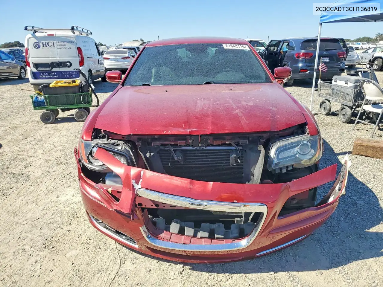 2012 Chrysler 300 S VIN: 2C3CCADT3CH136819 Lot: 61548116