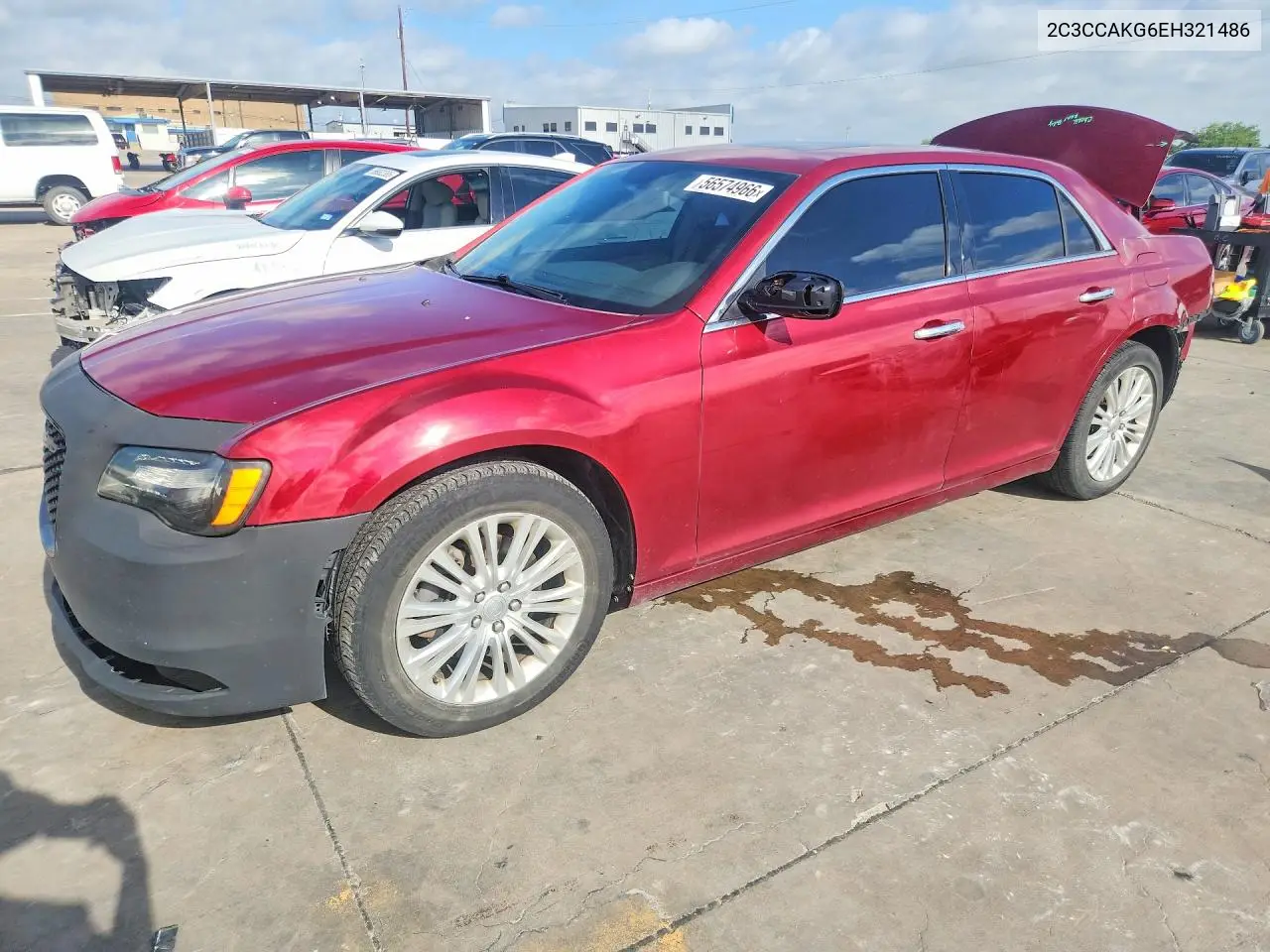 2014 Chrysler 300C VIN: 2C3CCAKG6EH321486 Lot: 56574966