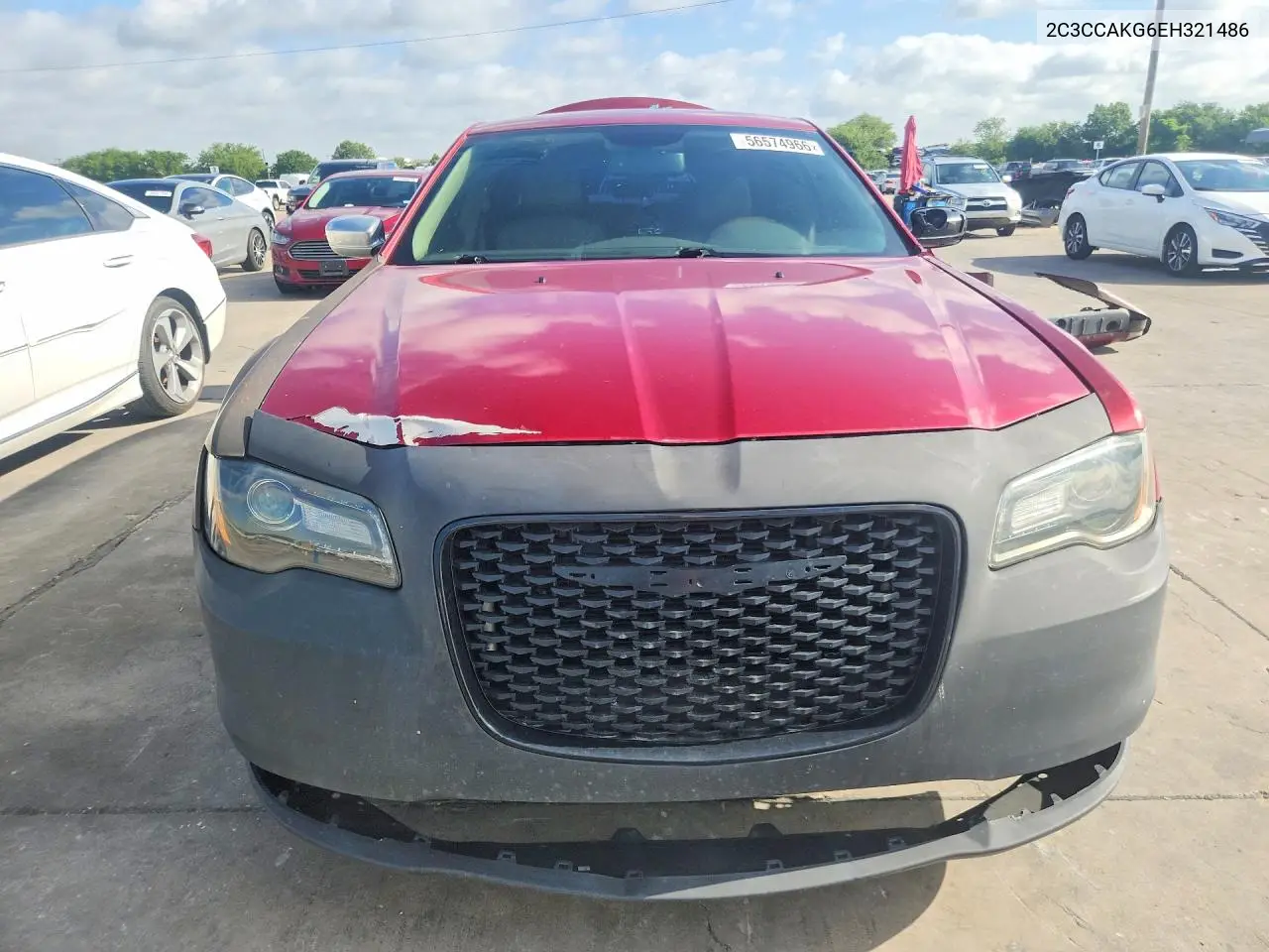 2014 Chrysler 300C VIN: 2C3CCAKG6EH321486 Lot: 56574966