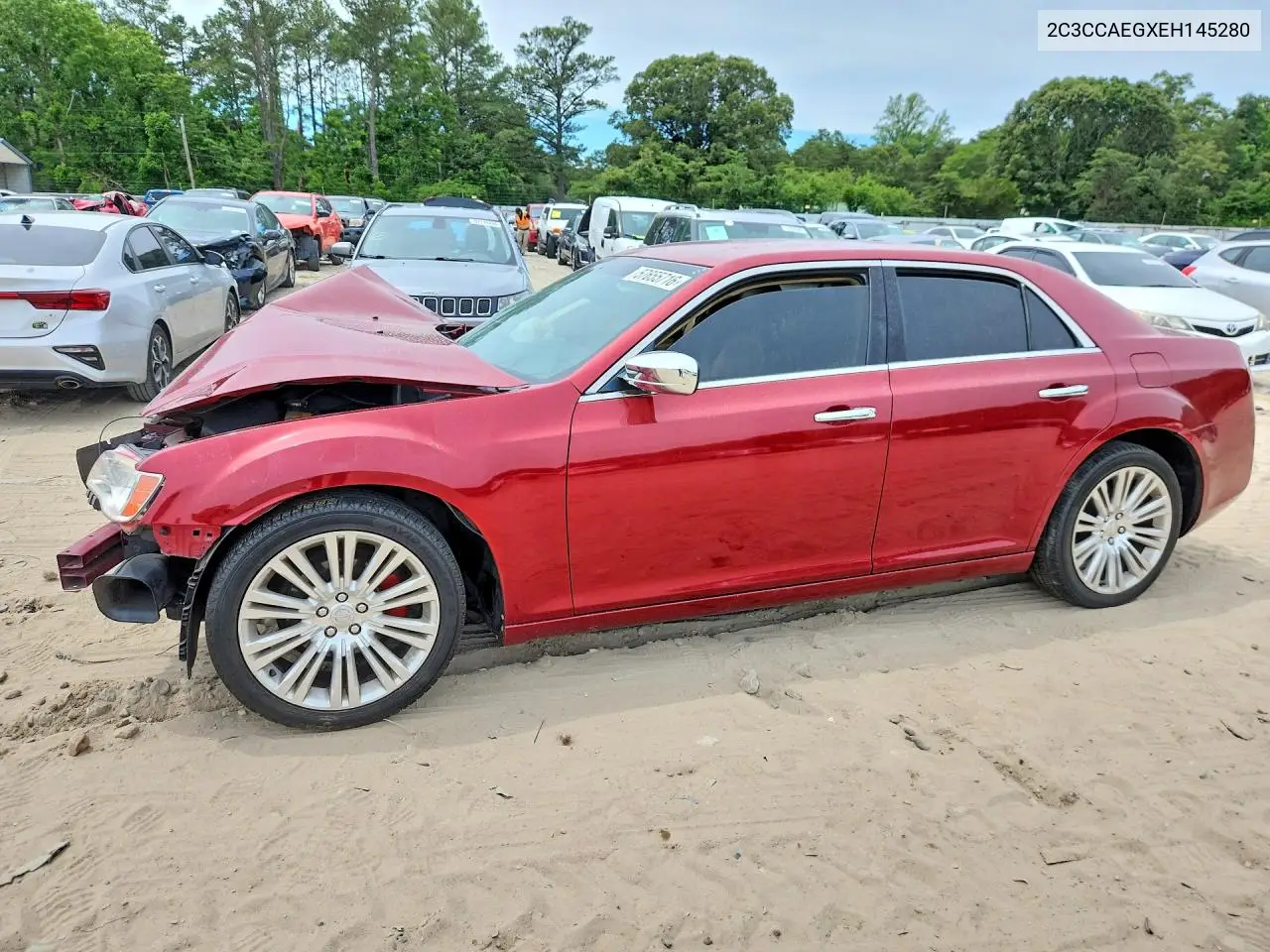 2014 Chrysler 300C VIN: 2C3CCAEGXEH145280 Lot: 57655716