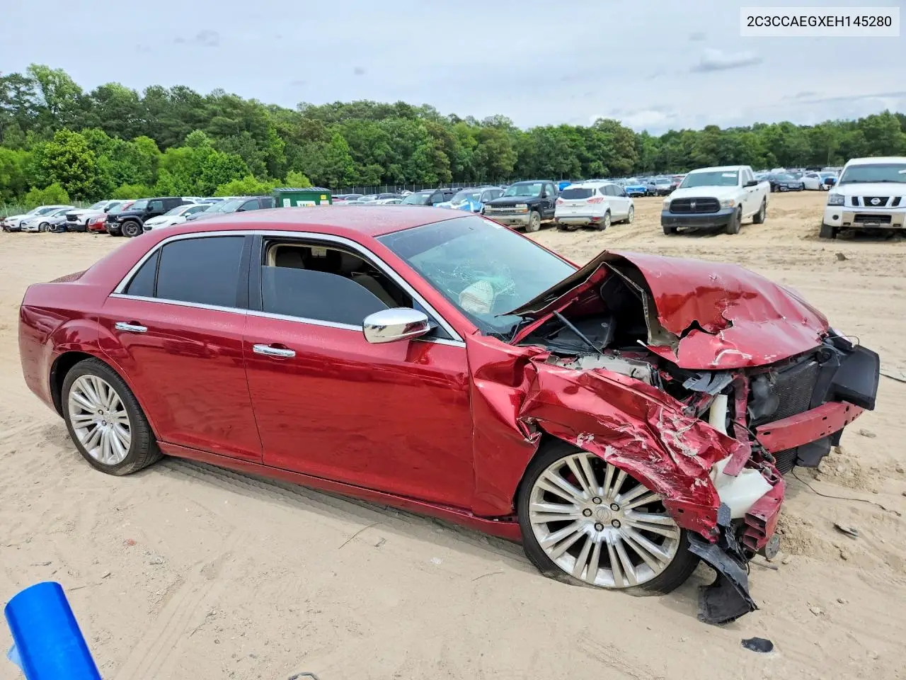 2014 Chrysler 300C VIN: 2C3CCAEGXEH145280 Lot: 57655716