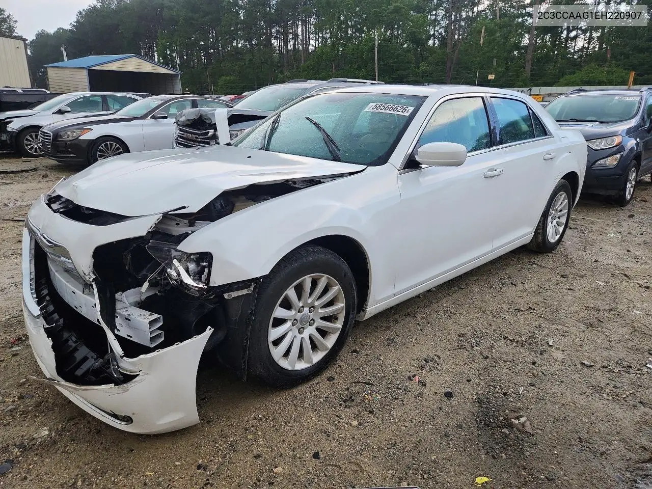 2014 Chrysler 300 VIN: 2C3CCAAG1EH220907 Lot: 58566626