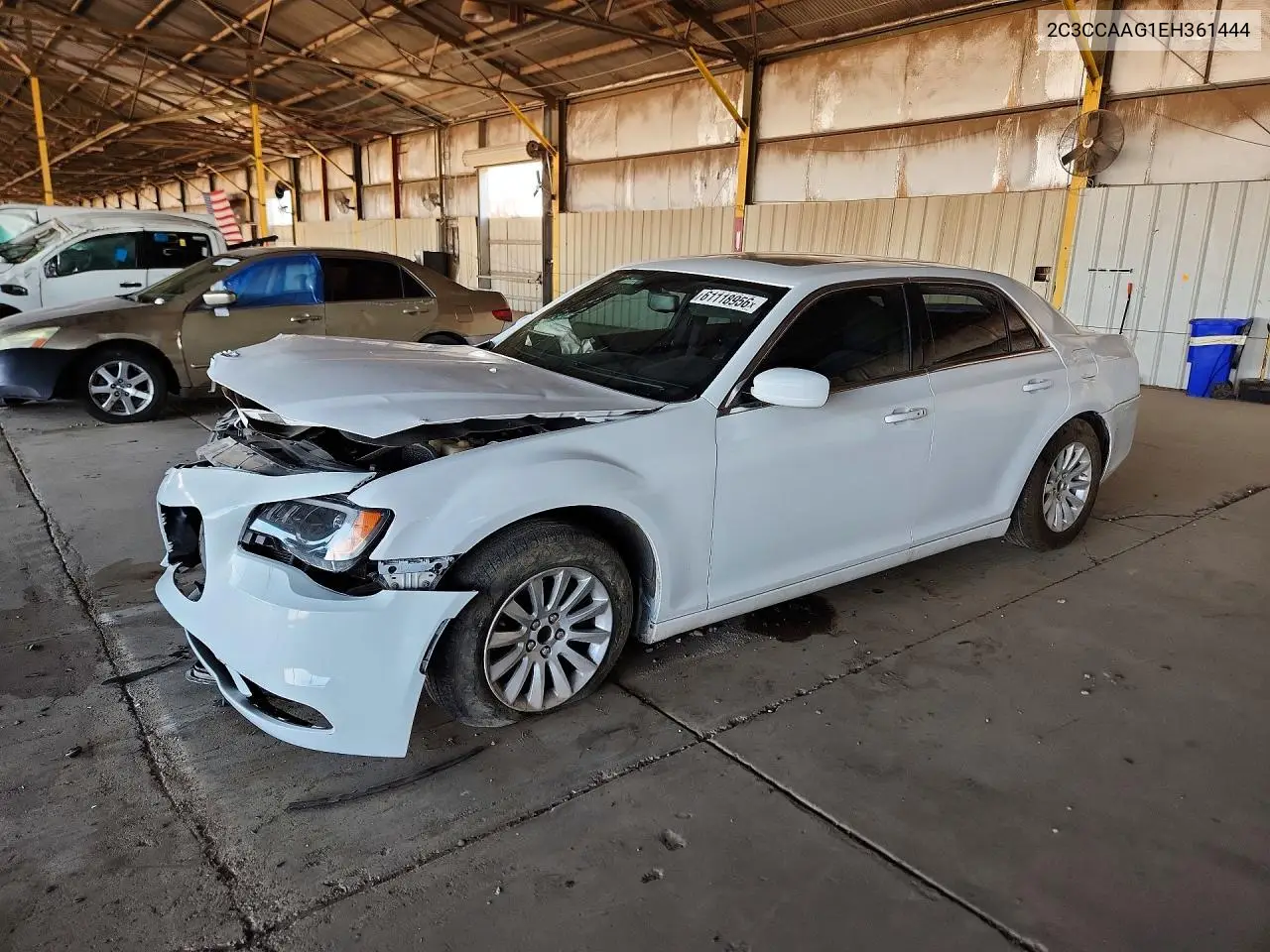 2014 Chrysler 300 VIN: 2C3CCAAG1EH361444 Lot: 61118956