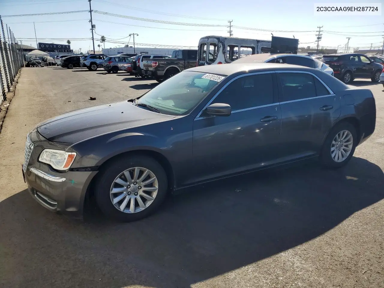 2014 Chrysler 300 VIN: 2C3CCAAG9EH287724 Lot: 61701226