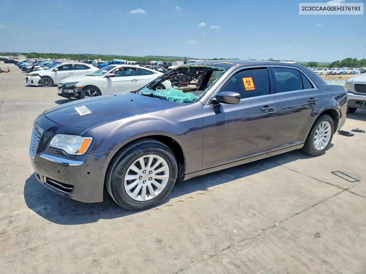 2014 Chrysler 300 VIN: 2C3CCAAG0EH376193 Lot: 61807566