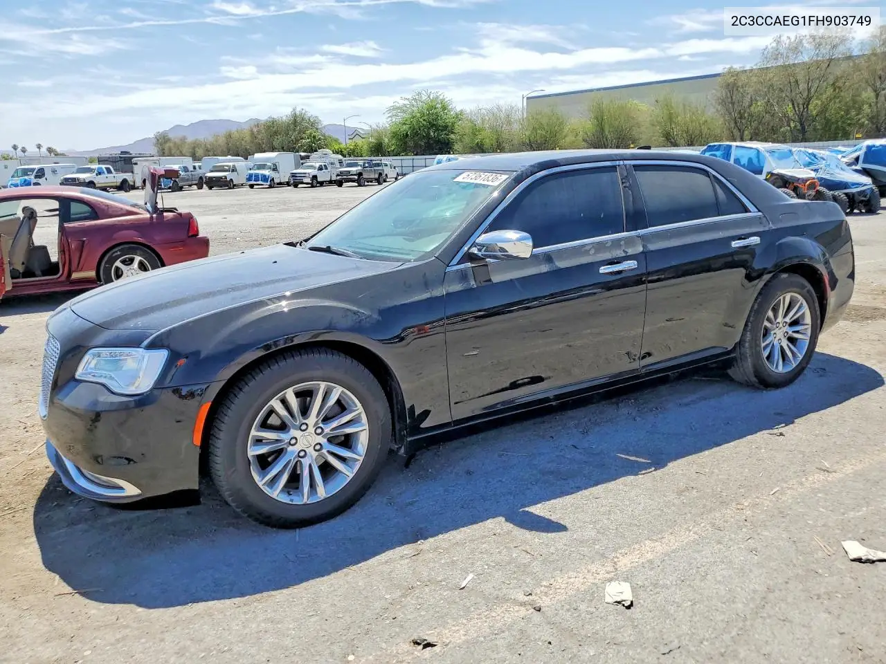 2015 Chrysler 300C VIN: 2C3CCAEG1FH903749 Lot: 57361836