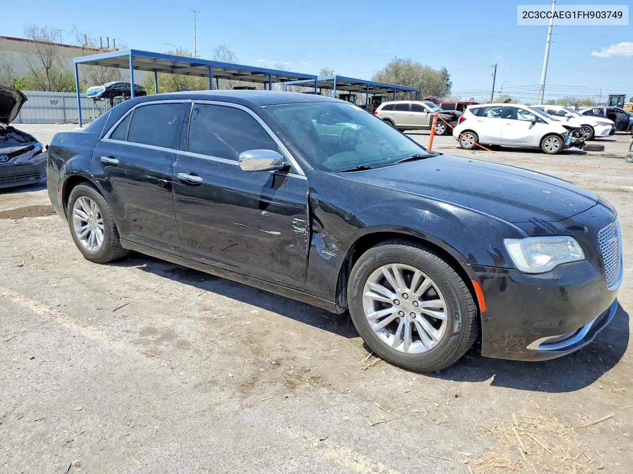 2015 Chrysler 300C VIN: 2C3CCAEG1FH903749 Lot: 57361836