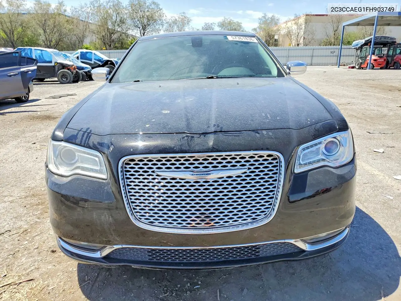 2015 Chrysler 300C VIN: 2C3CCAEG1FH903749 Lot: 57361836