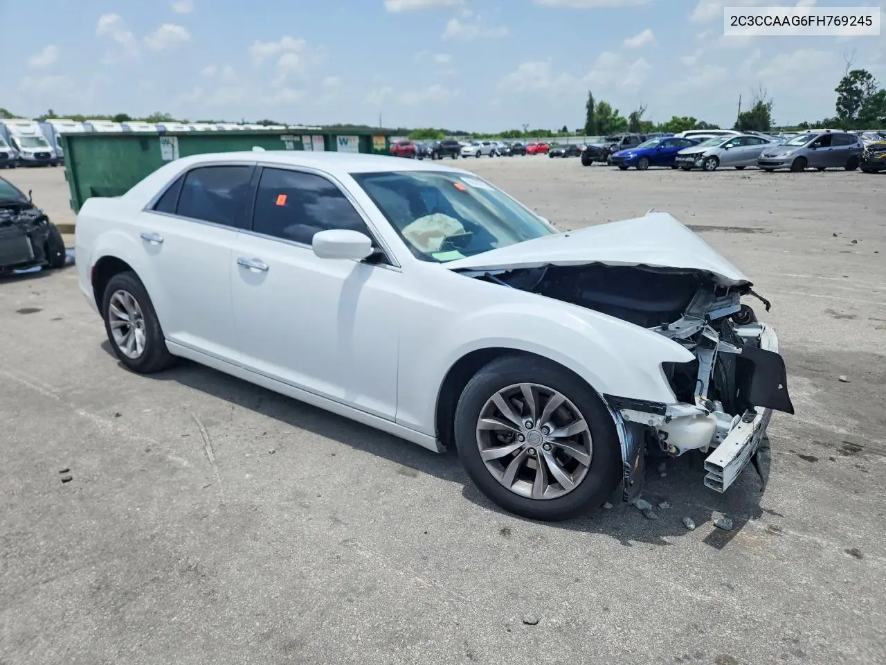 2015 Chrysler 300 Limited VIN: 2C3CCAAG6FH769245 Lot: 60183716