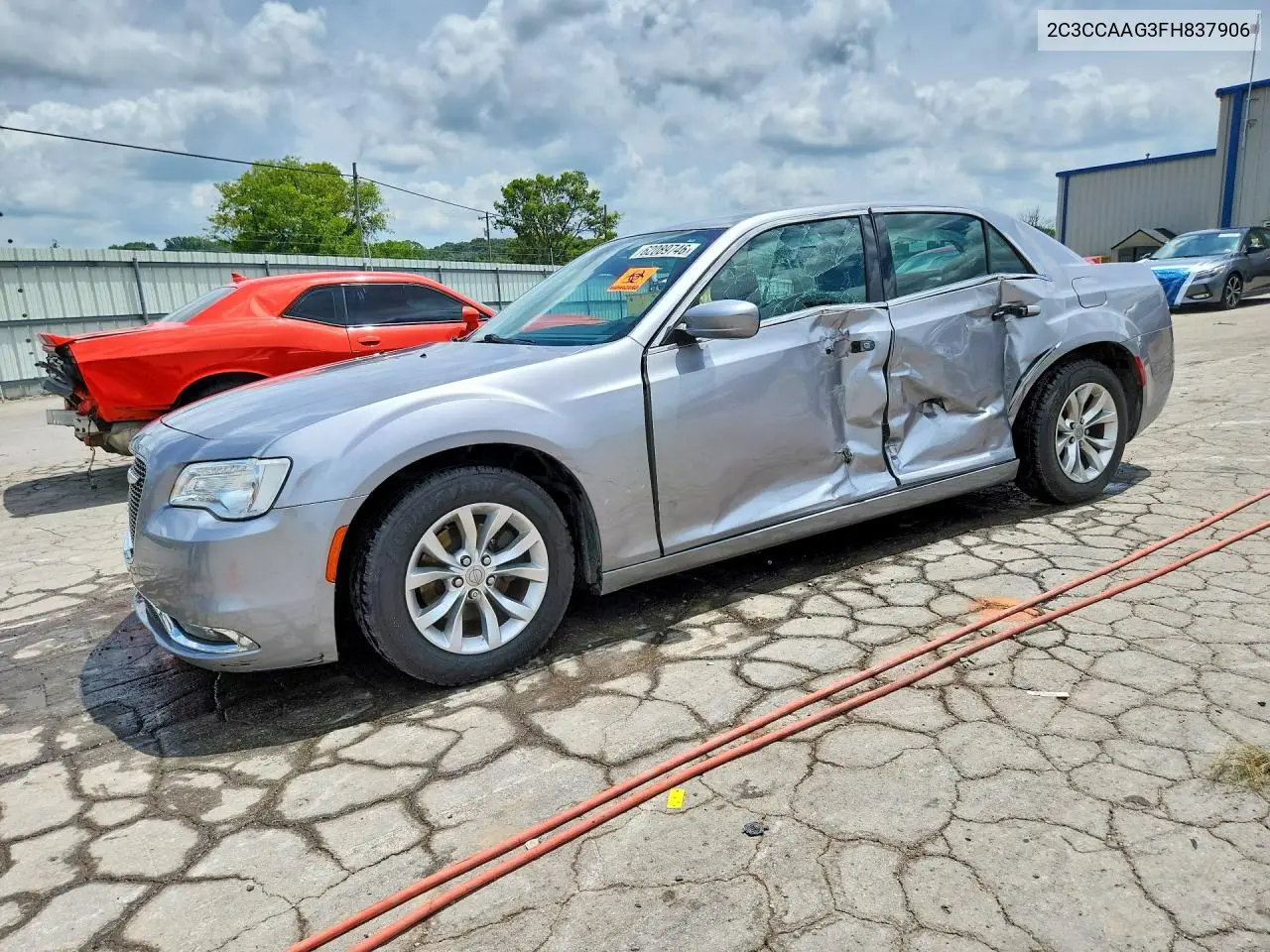 2015 Chrysler 300 Limited VIN: 2C3CCAAG3FH837906 Lot: 62089746