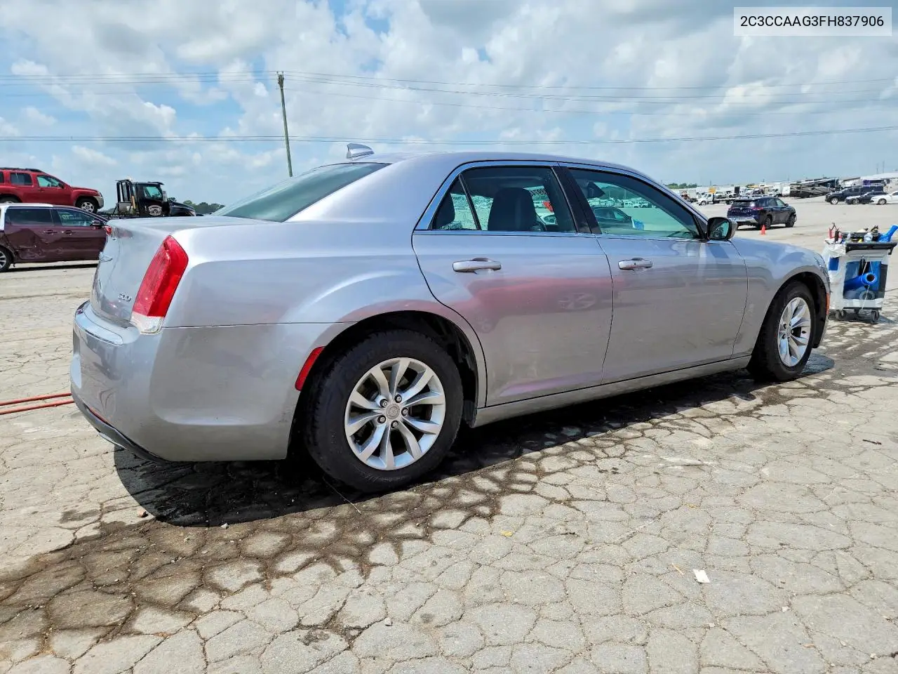 2015 Chrysler 300 Limited VIN: 2C3CCAAG3FH837906 Lot: 62089746
