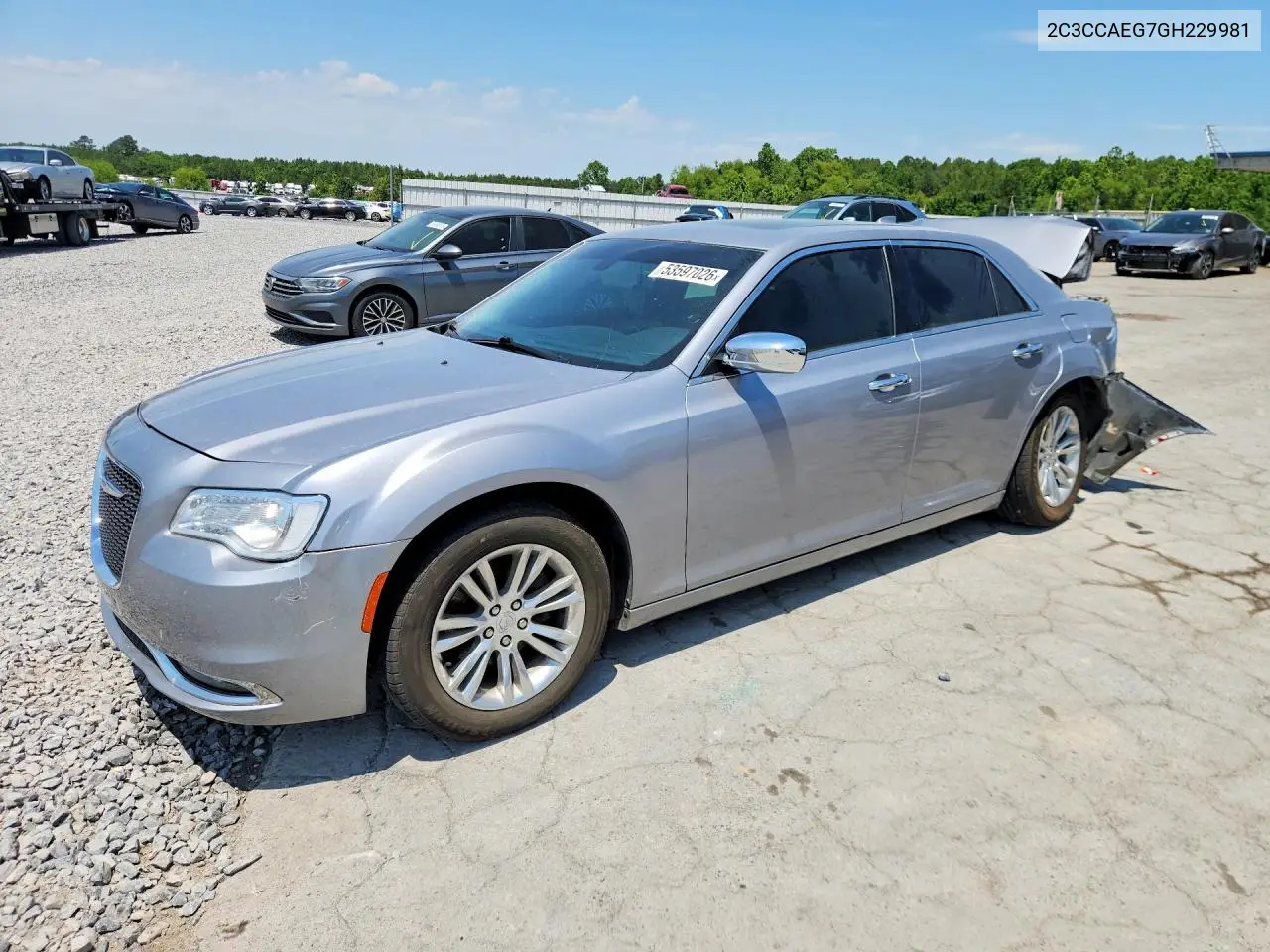 2016 Chrysler 300C VIN: 2C3CCAEG7GH229981 Lot: 53597026