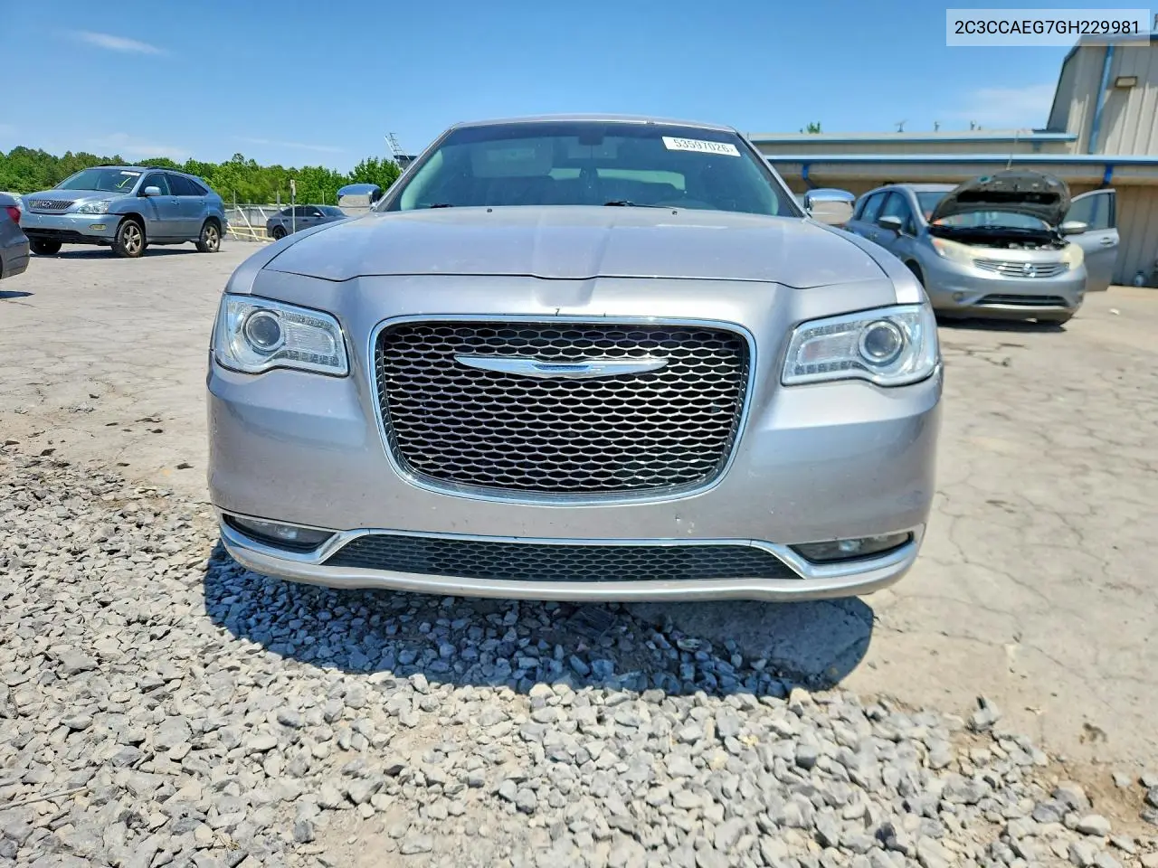 2016 Chrysler 300C VIN: 2C3CCAEG7GH229981 Lot: 53597026