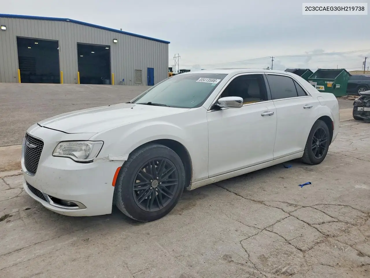 2016 Chrysler 300C VIN: 2C3CCAEG3GH219738 Lot: 55413586