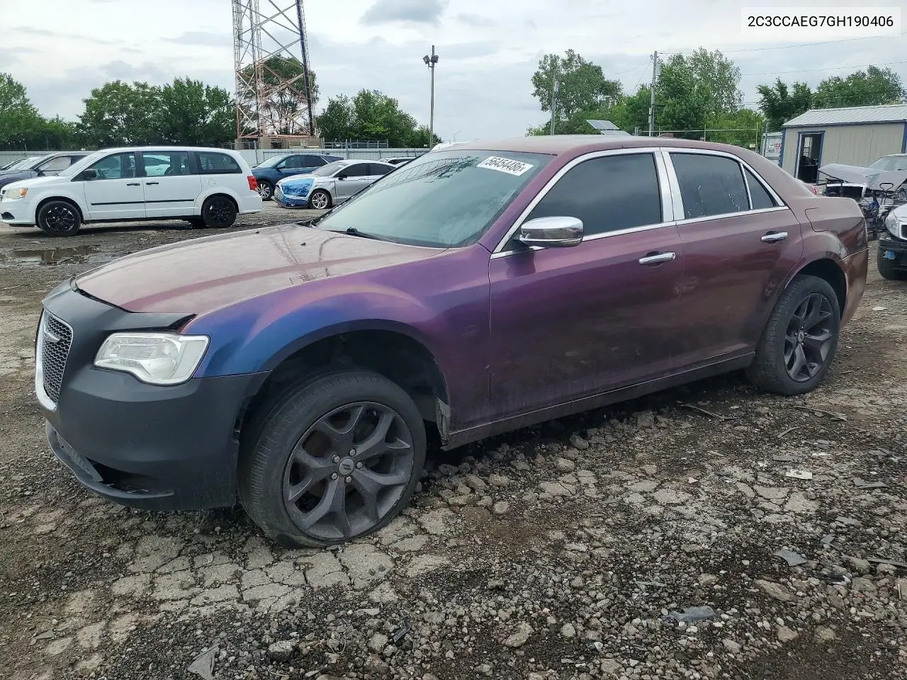 2016 Chrysler 300C VIN: 2C3CCAEG7GH190406 Lot: 56454486