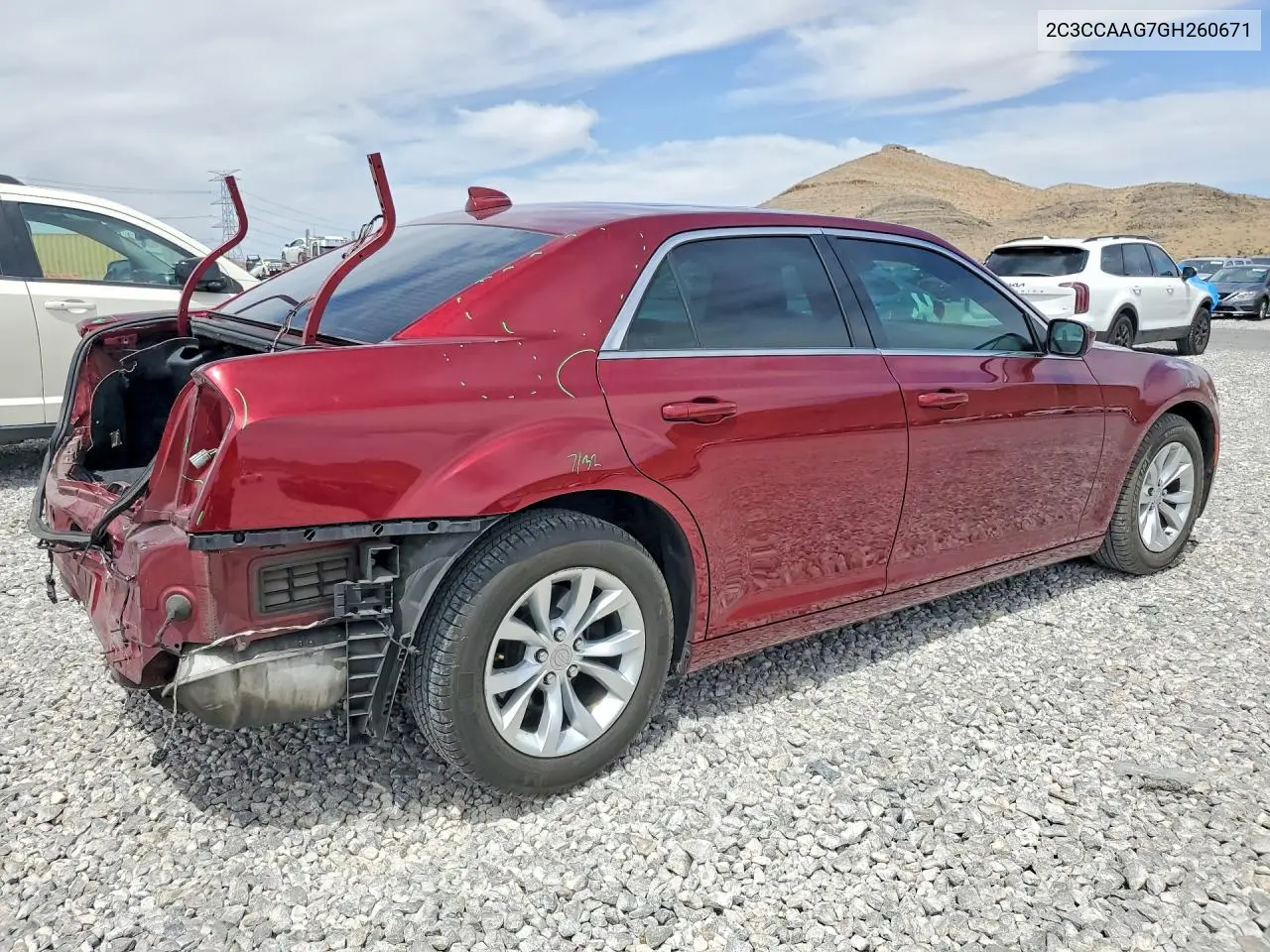2016 Chrysler 300 Limited VIN: 2C3CCAAG7GH260671 Lot: 56465766