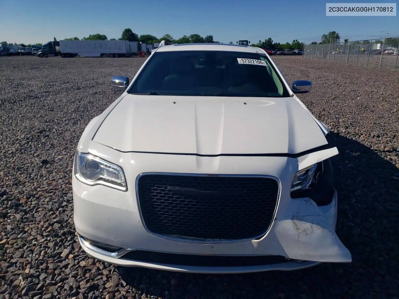 2016 Chrysler 300C VIN: 2C3CCAKG0GH170812 Lot: 57322106