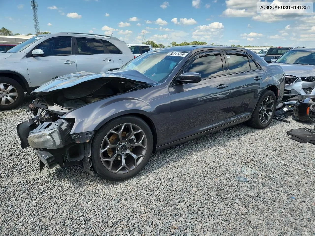 2016 Chrysler 300 S VIN: 2C3CCABG8GH141851 Lot: 58647356