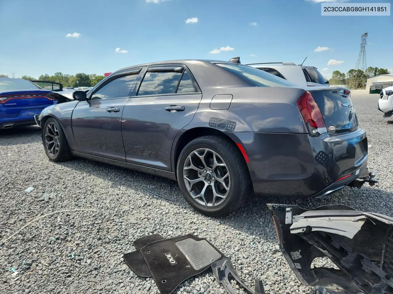 2016 Chrysler 300 S VIN: 2C3CCABG8GH141851 Lot: 58647356