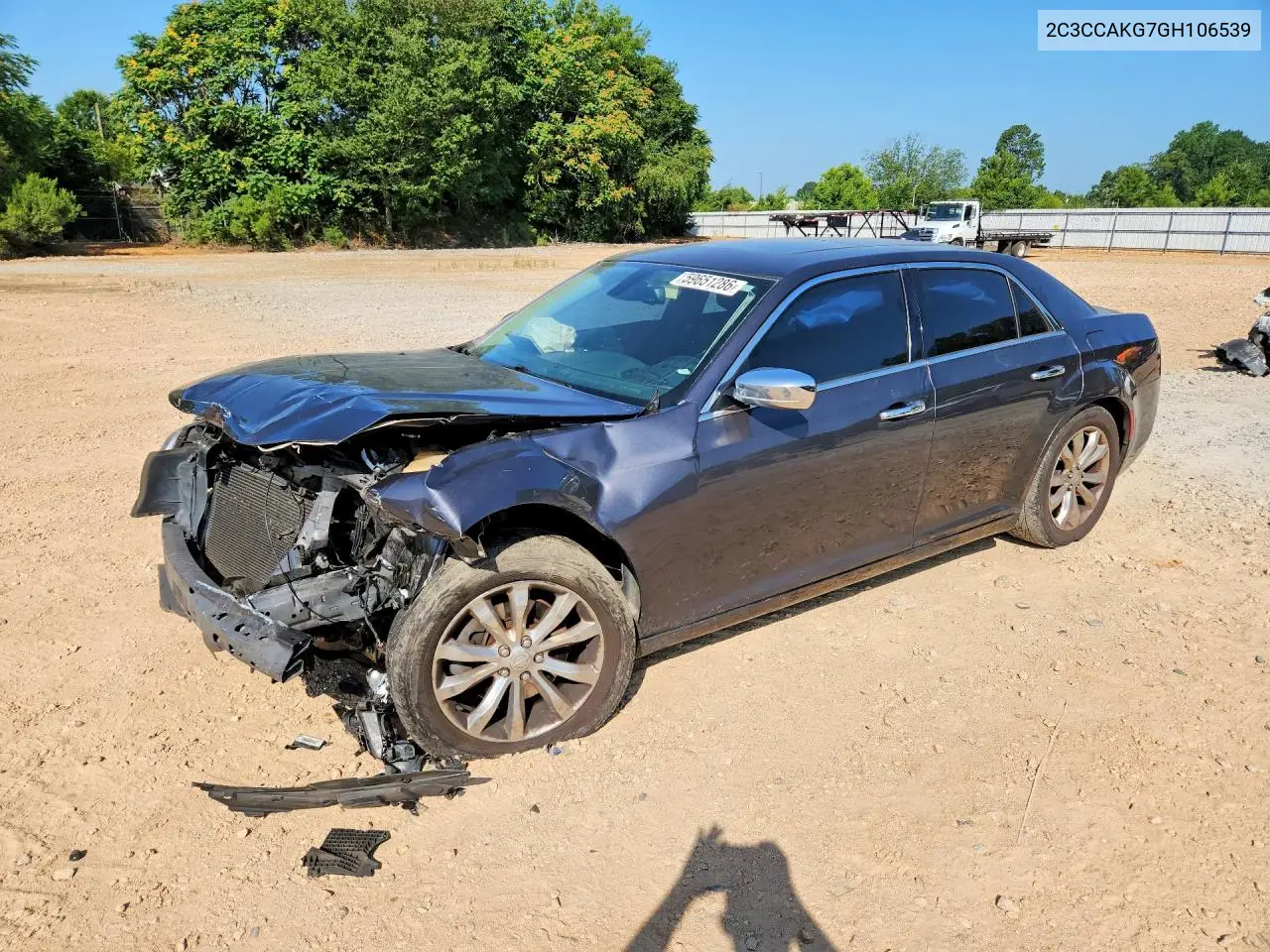 2016 Chrysler 300C VIN: 2C3CCAKG7GH106539 Lot: 59651286