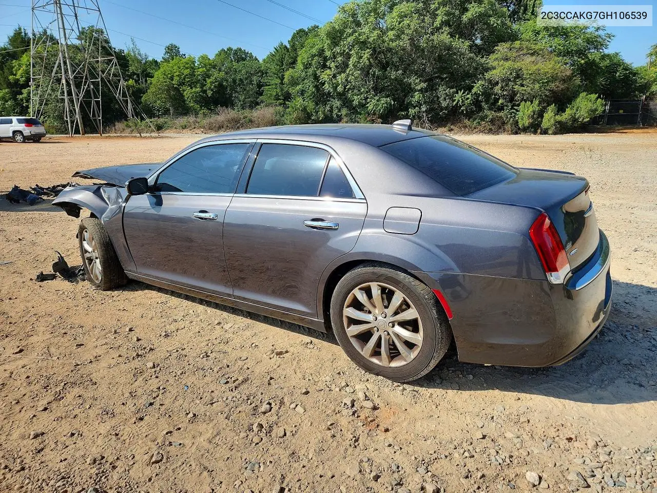 2016 Chrysler 300C VIN: 2C3CCAKG7GH106539 Lot: 59651286