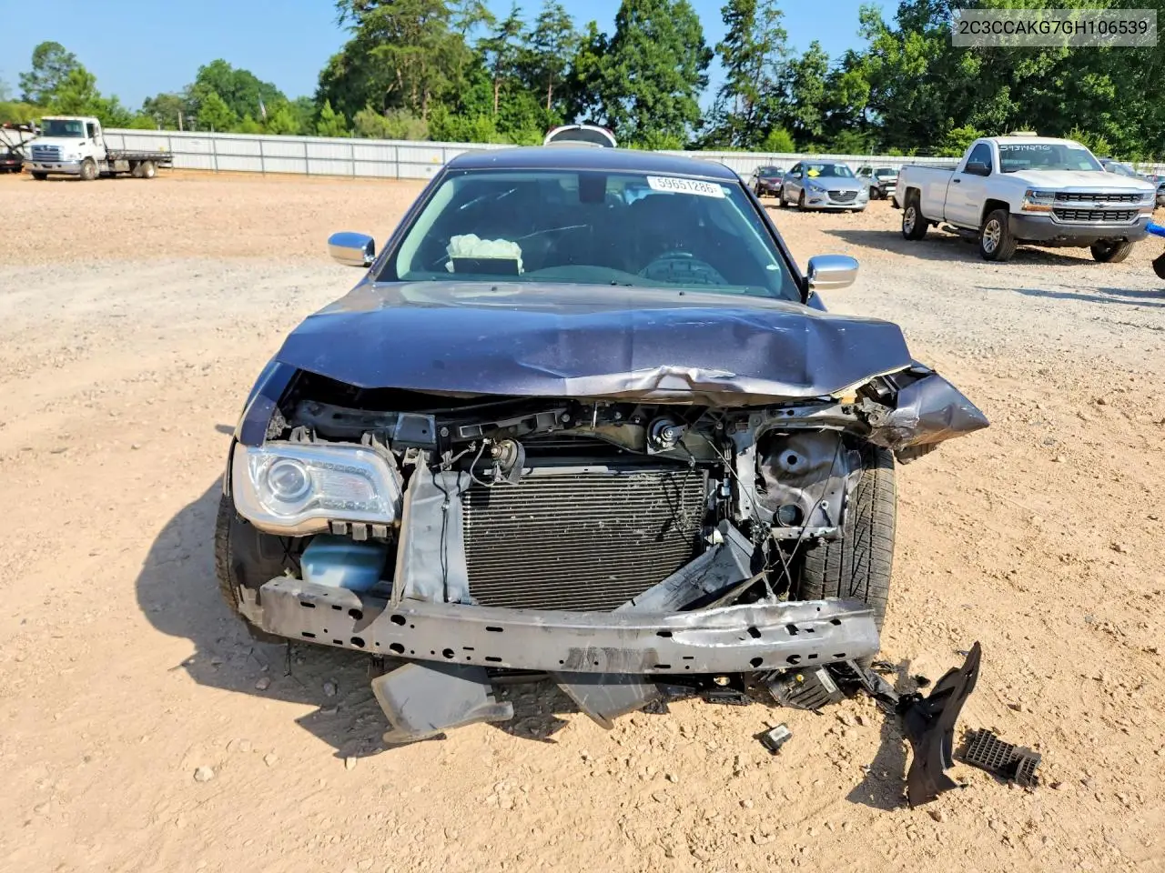 2016 Chrysler 300C VIN: 2C3CCAKG7GH106539 Lot: 59651286