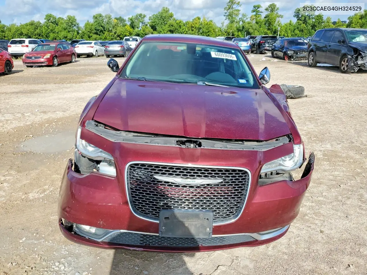 2016 Chrysler 300C VIN: 2C3CCAEG4GH324529 Lot: 60093696