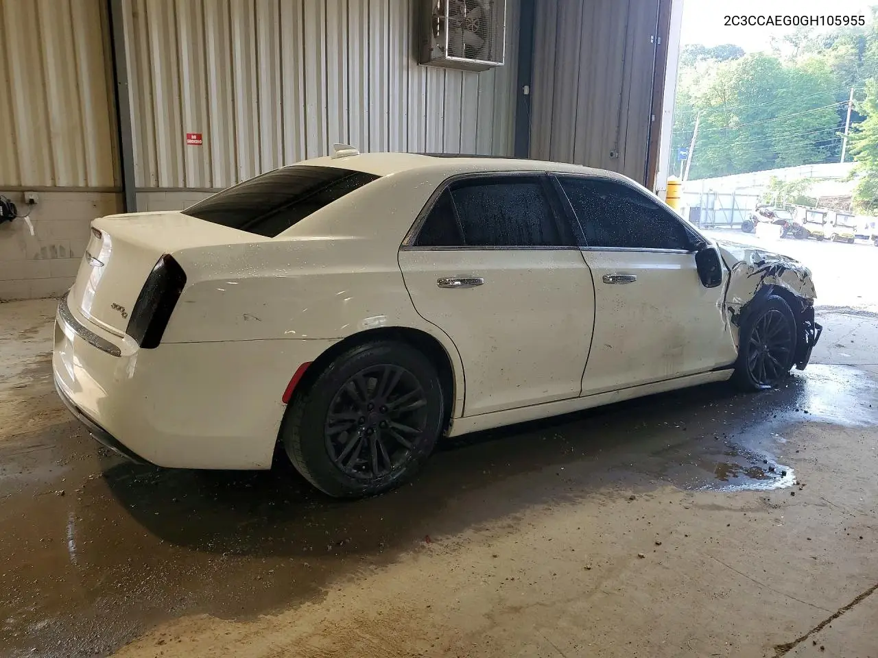 2016 Chrysler 300C VIN: 2C3CCAEG0GH105955 Lot: 61076886