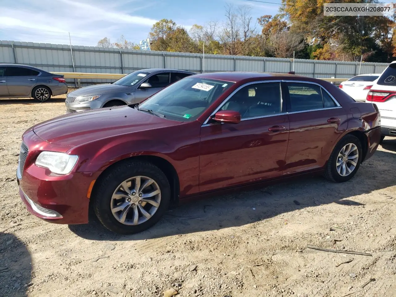 2C3CCAAGXGH208077 2016 Chrysler 300 Limited