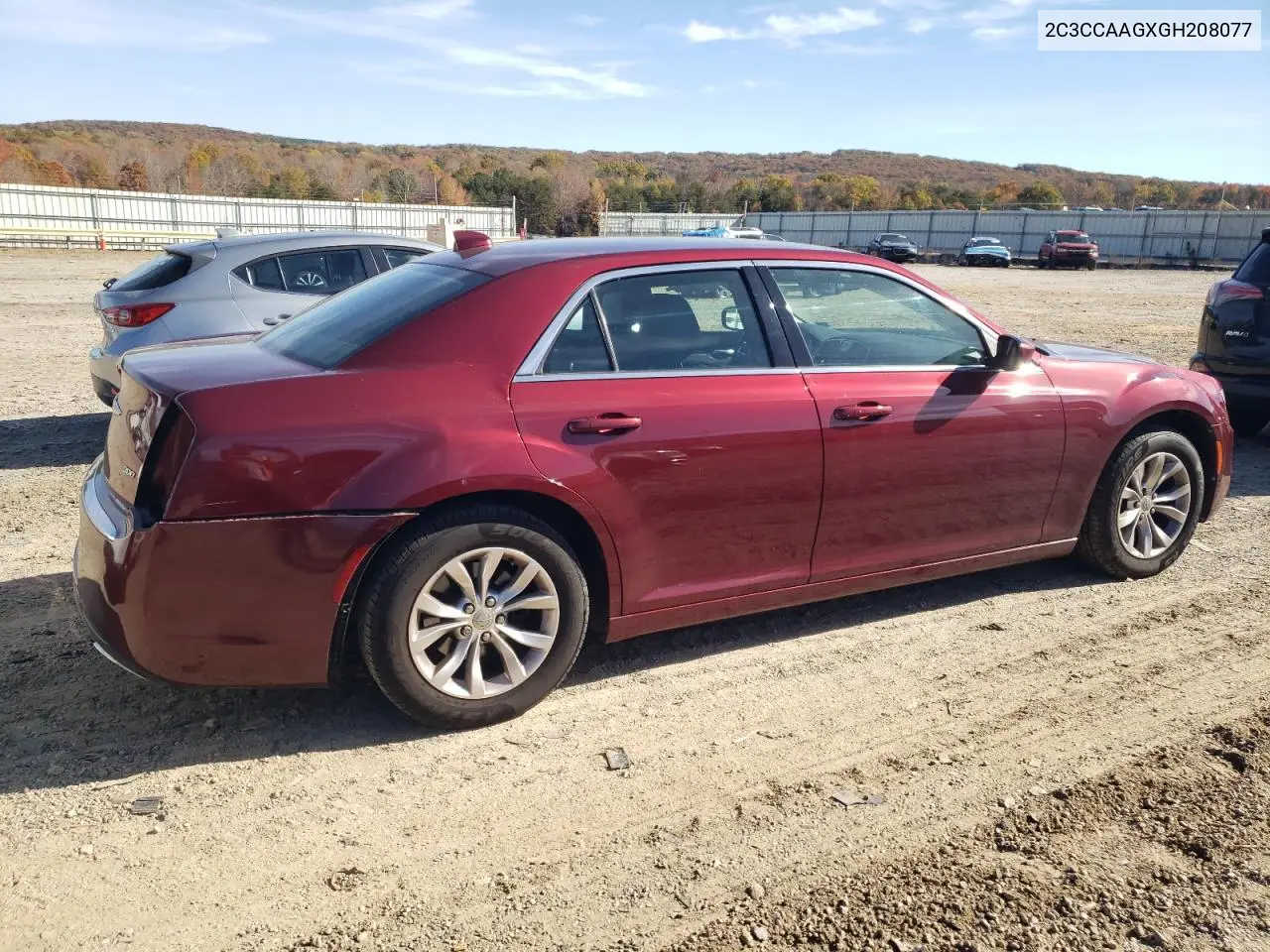 2C3CCAAGXGH208077 2016 Chrysler 300 Limited