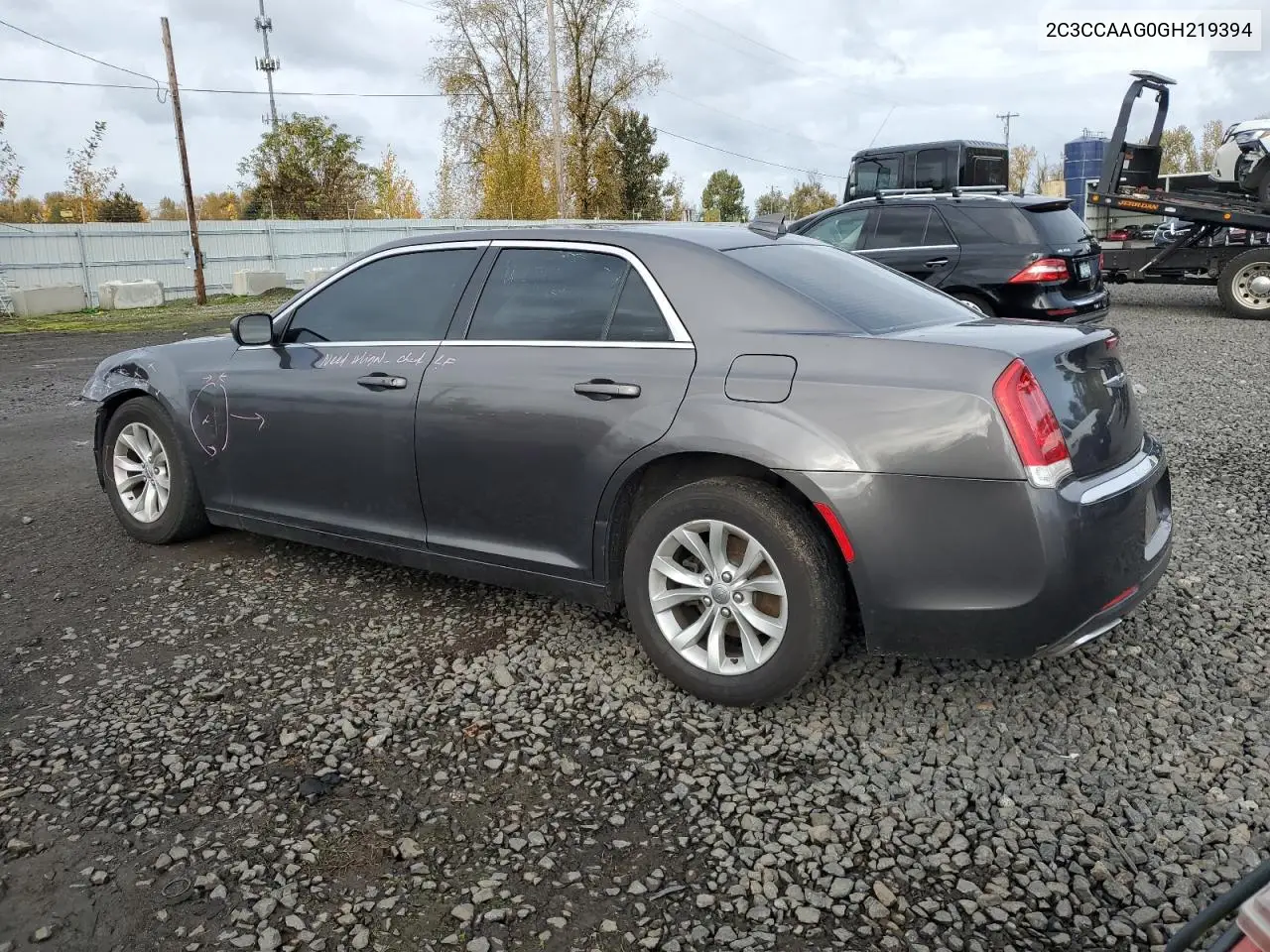 2C3CCAAG0GH219394 2016 Chrysler 300 Limited