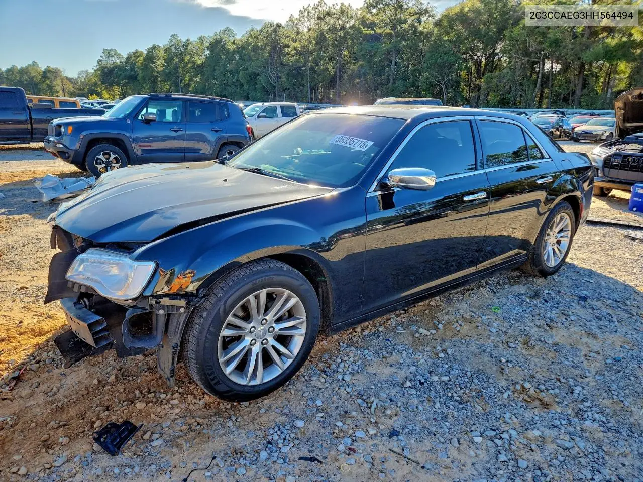 2C3CCAEG3HH564494 2017 Chrysler 300C