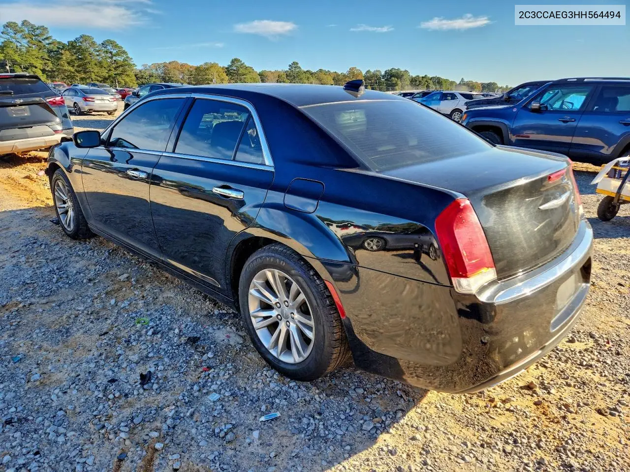 2C3CCAEG3HH564494 2017 Chrysler 300C