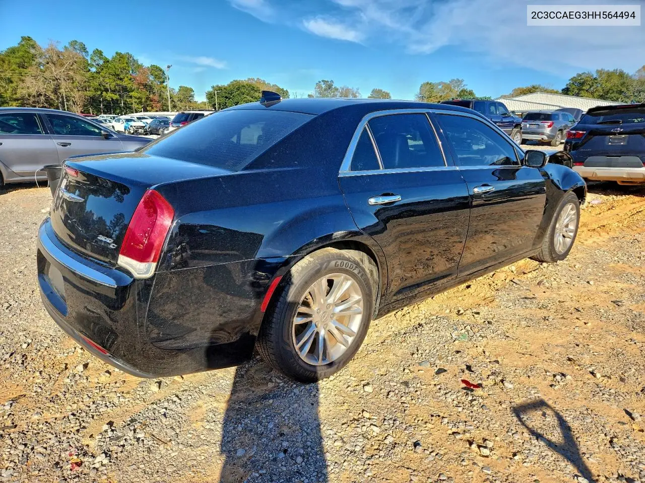 2C3CCAEG3HH564494 2017 Chrysler 300C