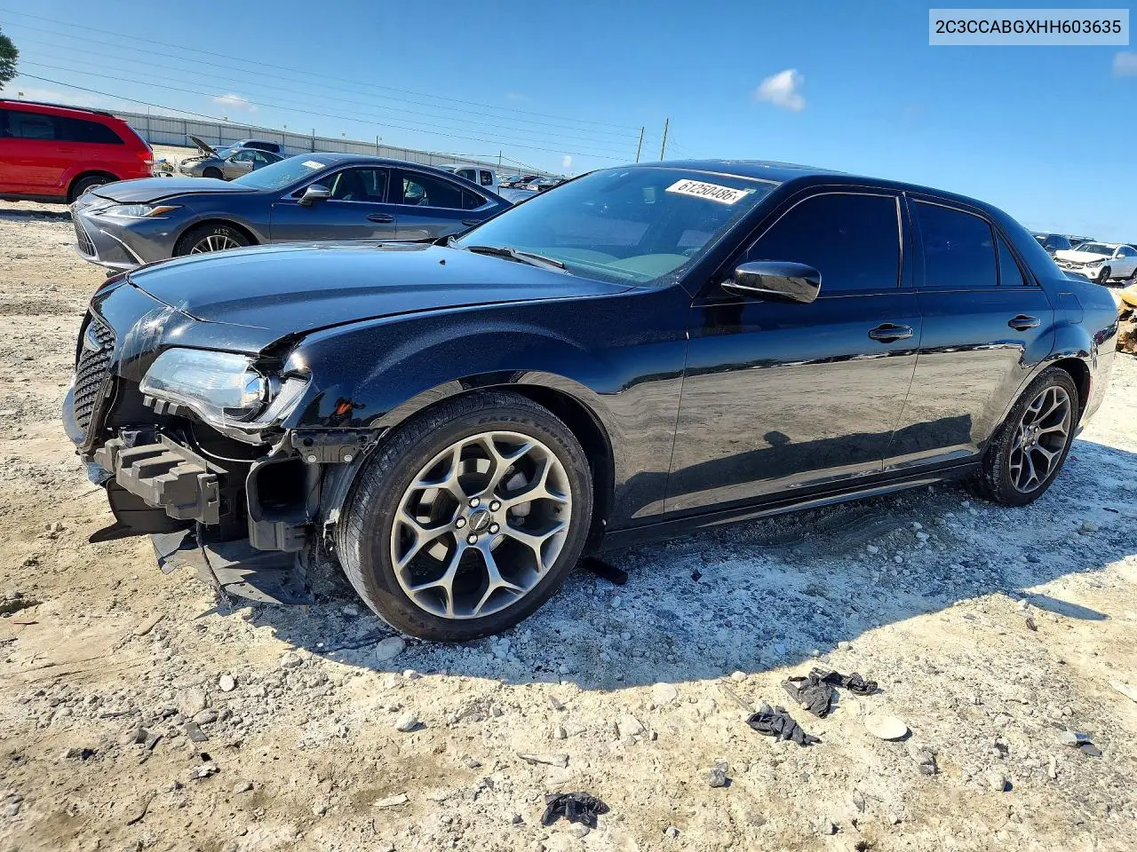 2017 Chrysler 300 S VIN: 2C3CCABGXHH603635 Lot: 61250486