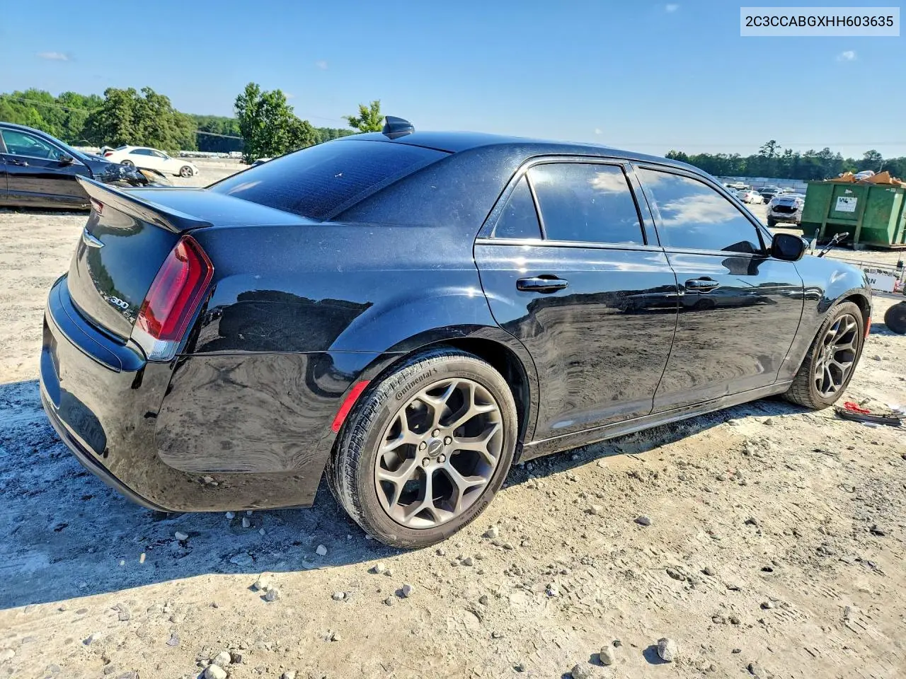 2017 Chrysler 300 S VIN: 2C3CCABGXHH603635 Lot: 61250486