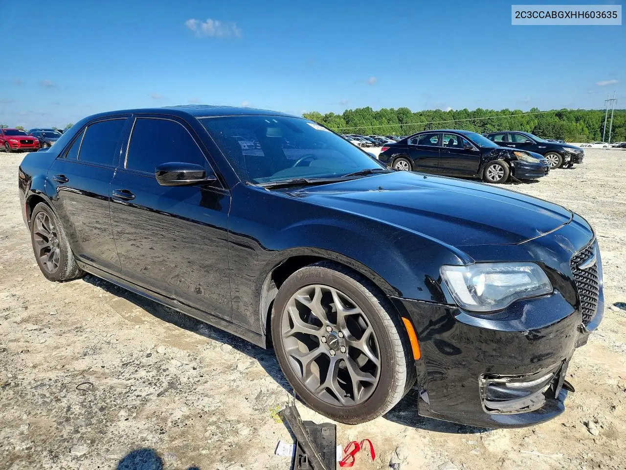 2017 Chrysler 300 S VIN: 2C3CCABGXHH603635 Lot: 61250486