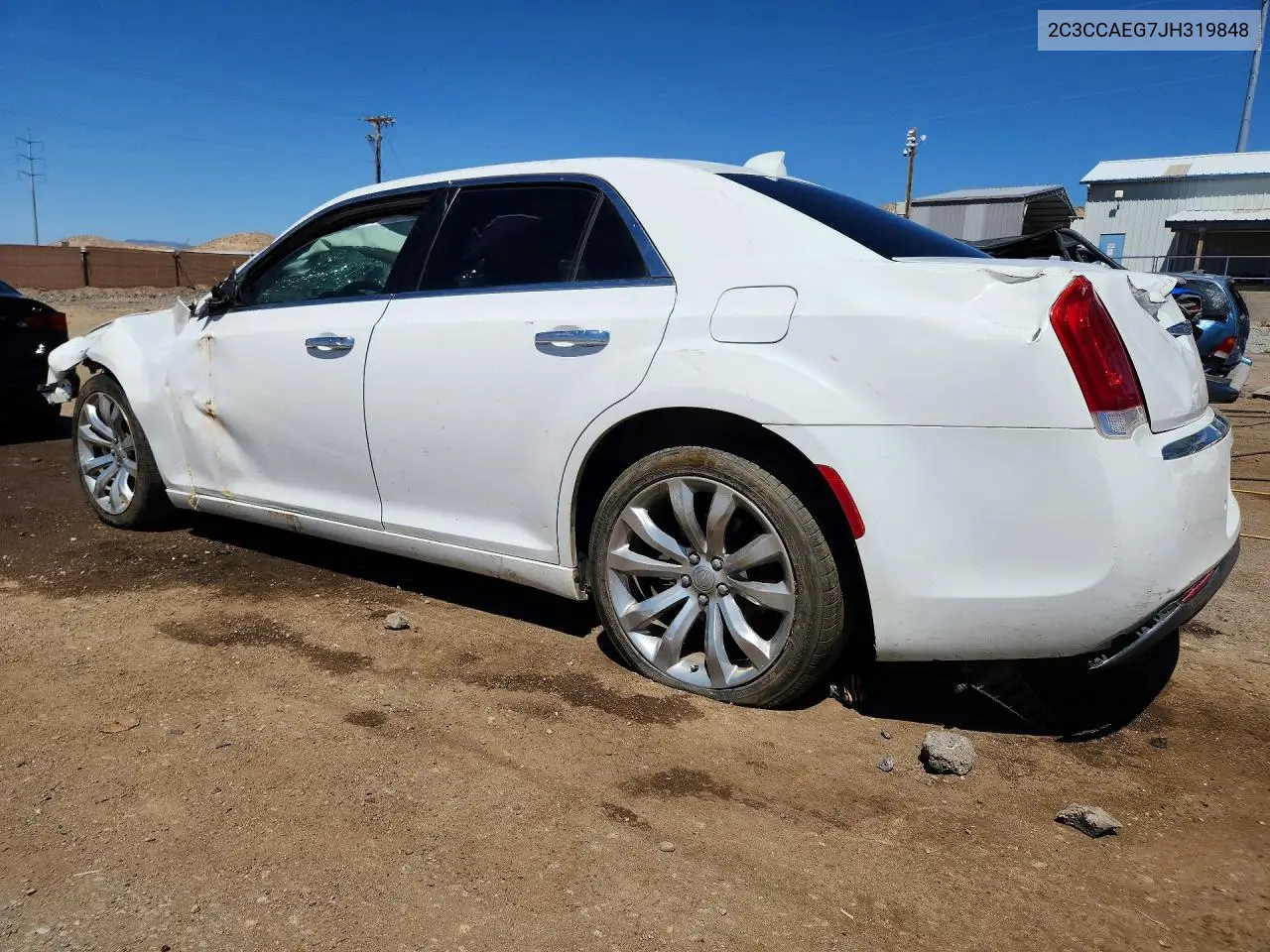 2018 Chrysler 300 Limited VIN: 2C3CCAEG7JH319848 Lot: 56094316