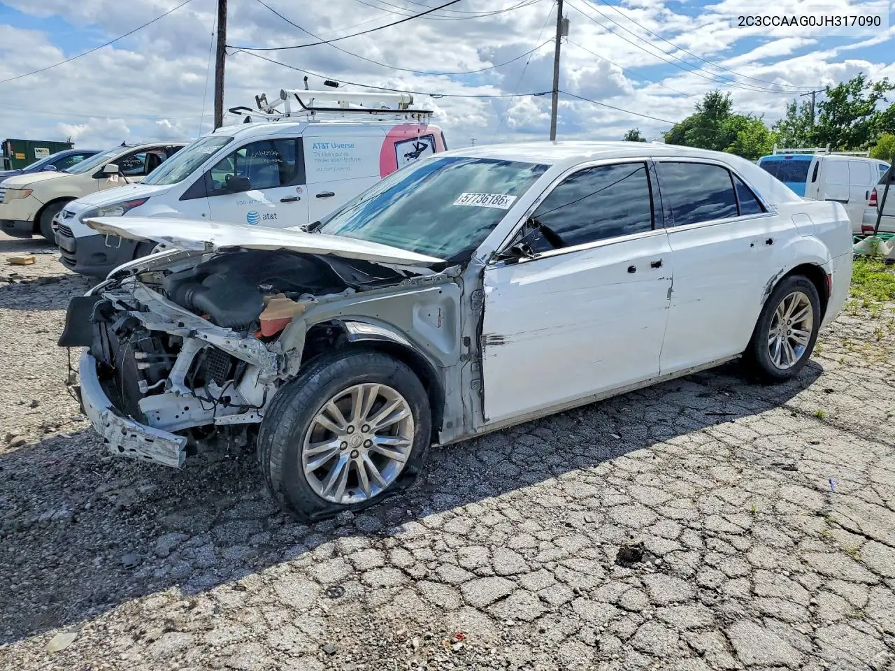 2018 Chrysler 300 Touring VIN: 2C3CCAAG0JH317090 Lot: 57736186