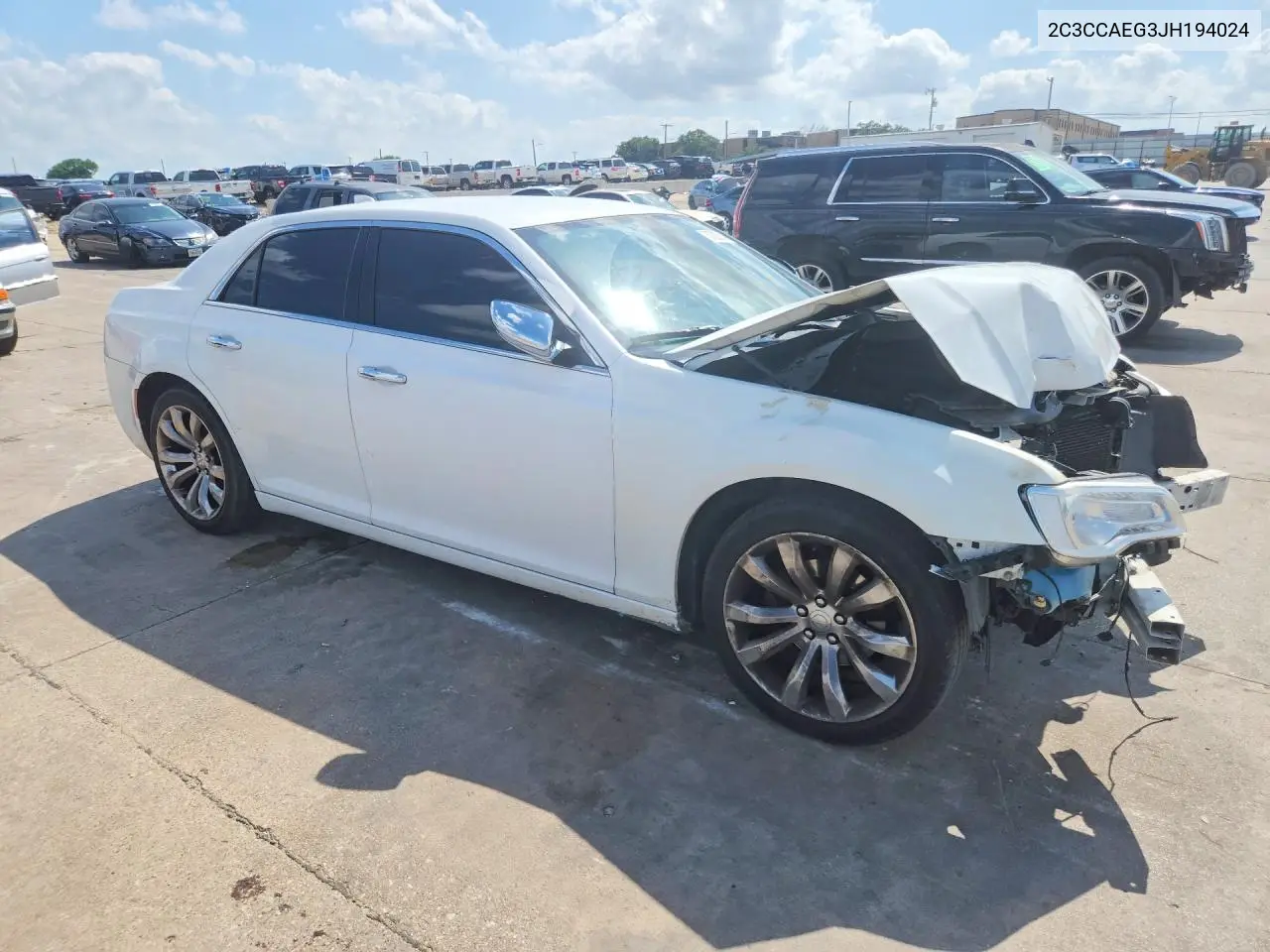 2018 Chrysler 300 Limited VIN: 2C3CCAEG3JH194024 Lot: 57922216