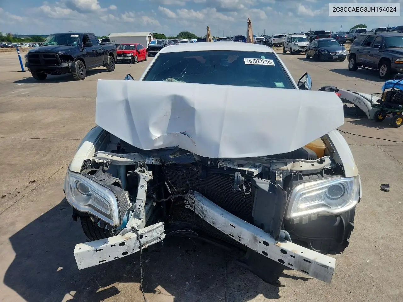 2018 Chrysler 300 Limited VIN: 2C3CCAEG3JH194024 Lot: 57922216