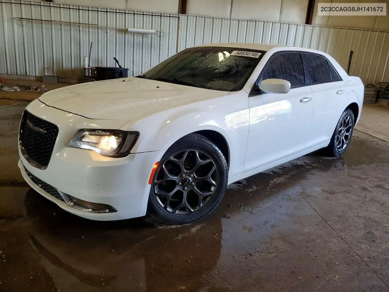 2018 Chrysler 300 S VIN: 2C3CCAGG8JH141672 Lot: 60830786
