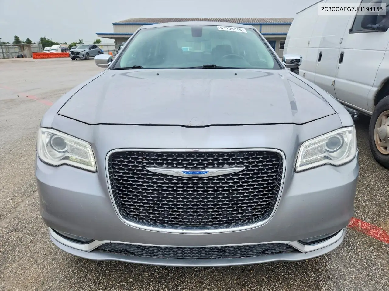 2018 Chrysler 300 Limited VIN: 2C3CCAEG7JH194155 Lot: 61154976