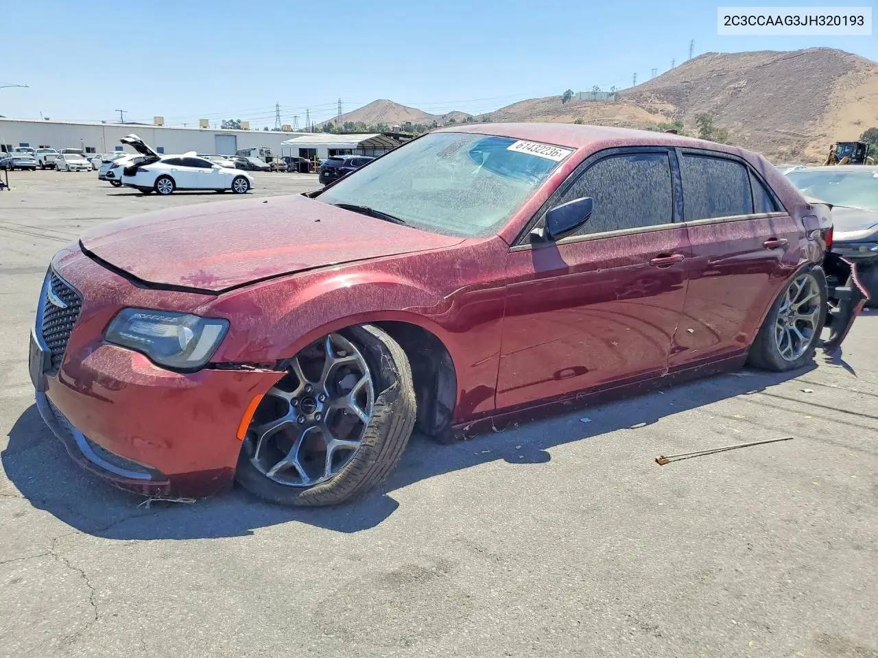 2018 Chrysler 300 Touring VIN: 2C3CCAAG3JH320193 Lot: 61432236