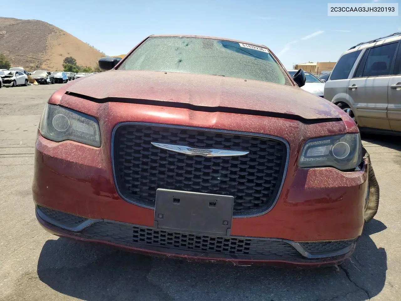 2018 Chrysler 300 Touring VIN: 2C3CCAAG3JH320193 Lot: 61432236