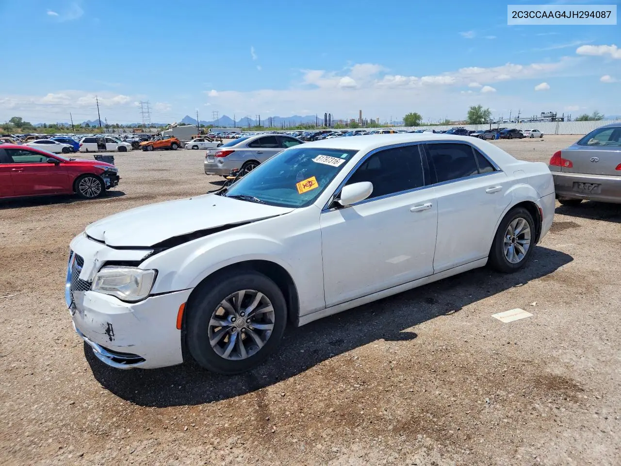 2018 Chrysler 300 Touring VIN: 2C3CCAAG4JH294087 Lot: 61797316