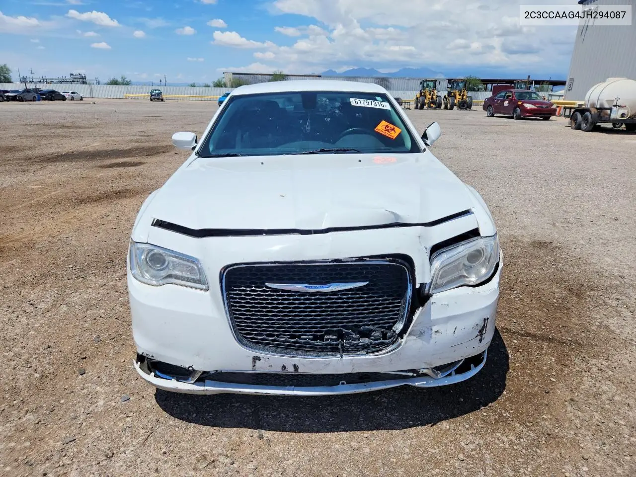 2018 Chrysler 300 Touring VIN: 2C3CCAAG4JH294087 Lot: 61797316
