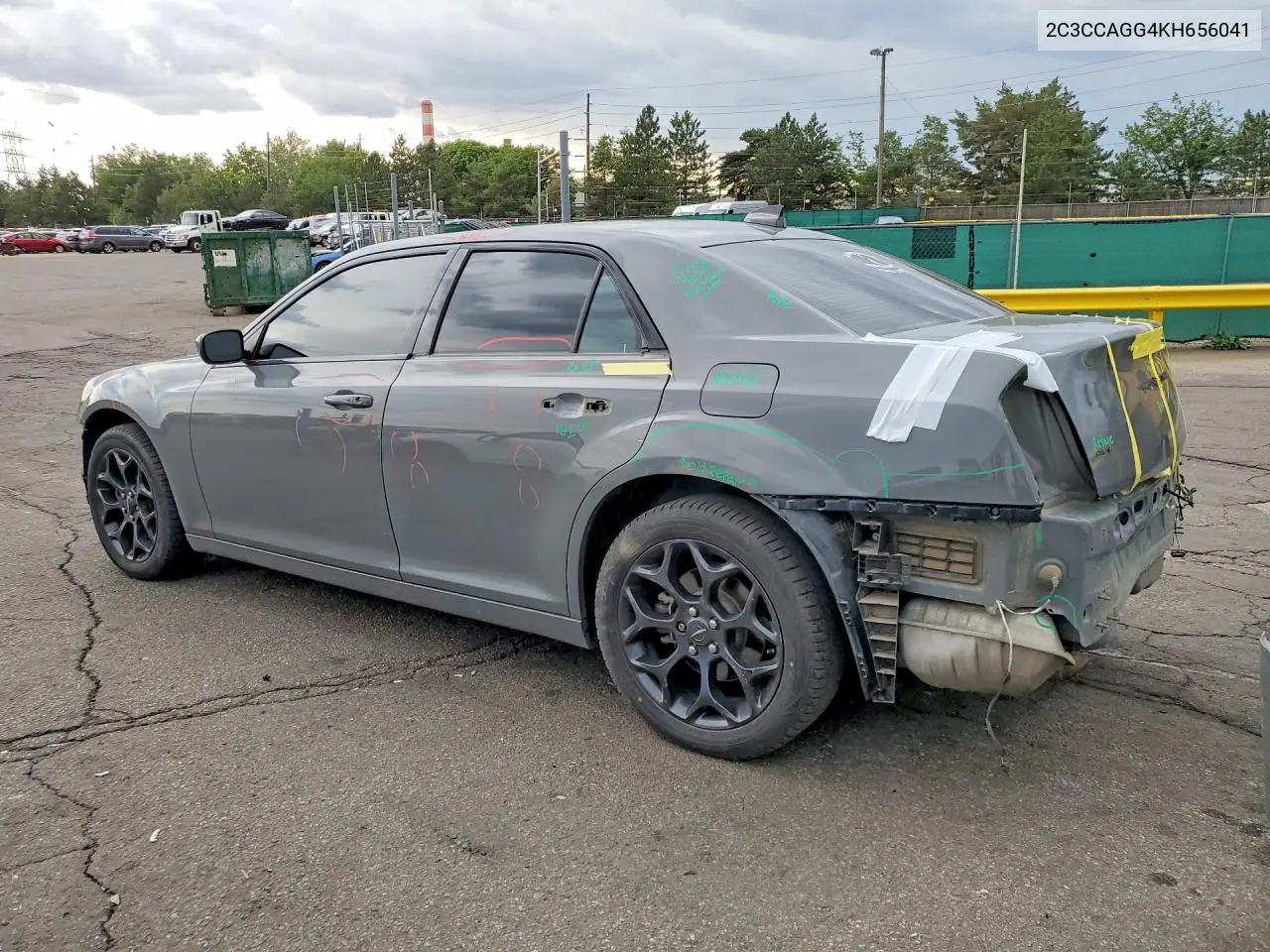 2019 Chrysler 300 S VIN: 2C3CCAGG4KH656041 Lot: 56476256