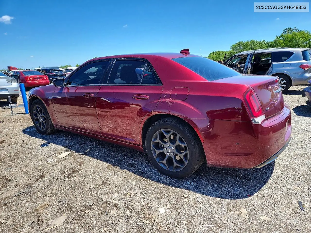 2019 Chrysler 300 S VIN: 2C3CCAGG3KH648853 Lot: 56547706